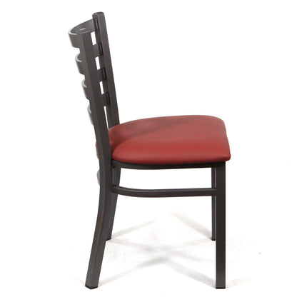 metal ladder back restaurant chairs
