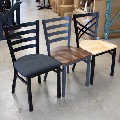 ladder back restaurant chairs
