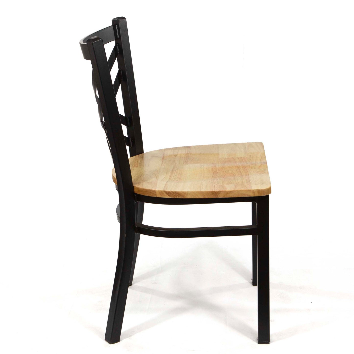 cross back metal restaurant chairs