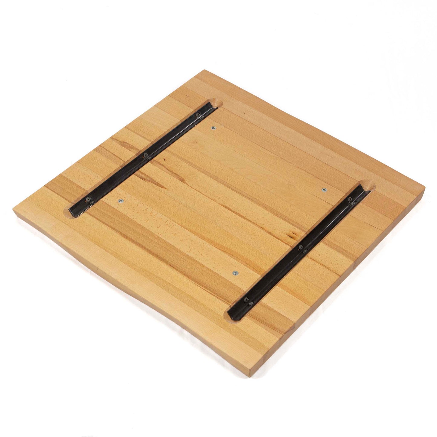 24 x 24" Live Edge Solid European Beech Hardwood Table Tops, Natural Color #DC2424-NT