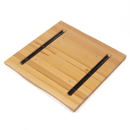 24 x 24" Live Edge Solid European Beech Hardwood Table Tops, Natural Color #DC2424-NT