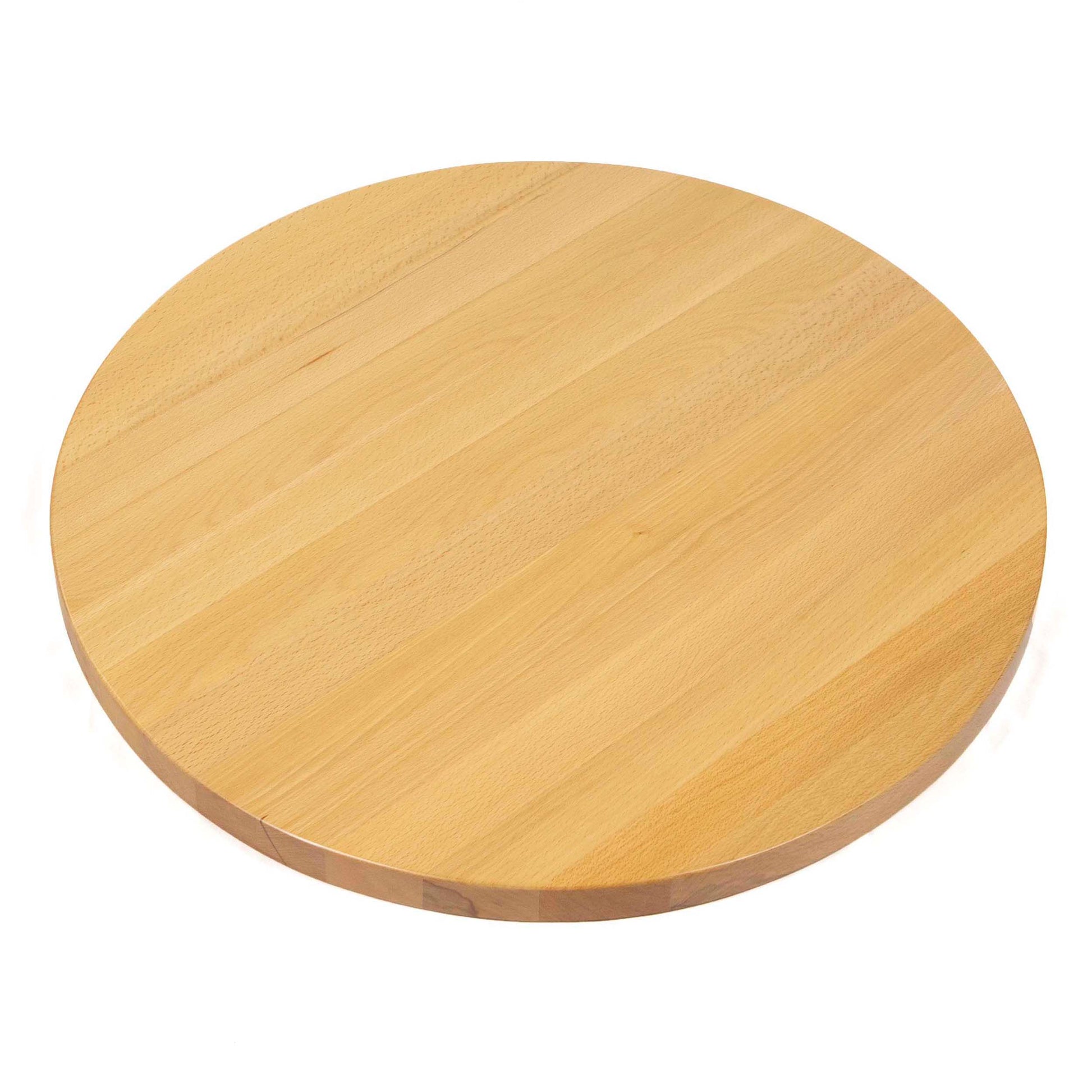 solid European beech hardwood round table tops
