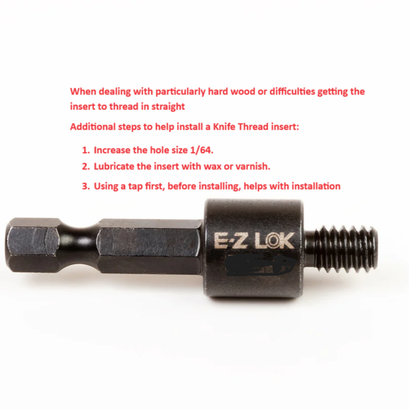 EZ-DT-4 Drive Tool for E-Z LOK™ & E-Z Knife™ Threaded Inserts (Internal Threads: 1/4-20, 1/4-28, M6-1.0)