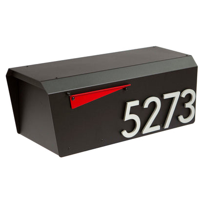 Regular Size Chamfered Mailbox, Post Mounted Design #HC300