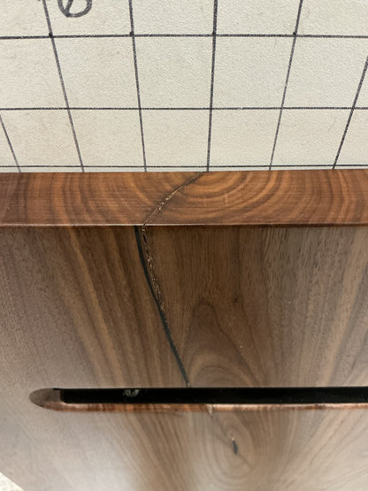 Clearance #B17 26 x 46" Solid Black Walnut Table Tops for Coffee Table or Desk, 1 Live Edge #DE2646W