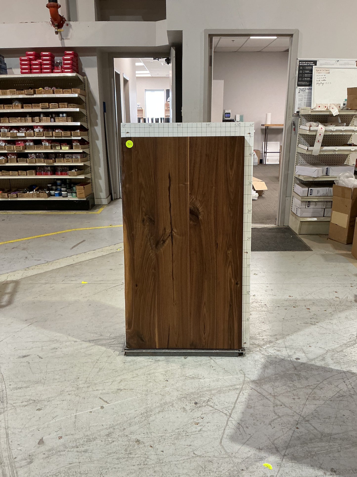 Clearance #B14 - 26 x 46" Solid Black Walnut Table Tops for Coffee Table or Desk, 1 Live Edge #DE2646W
