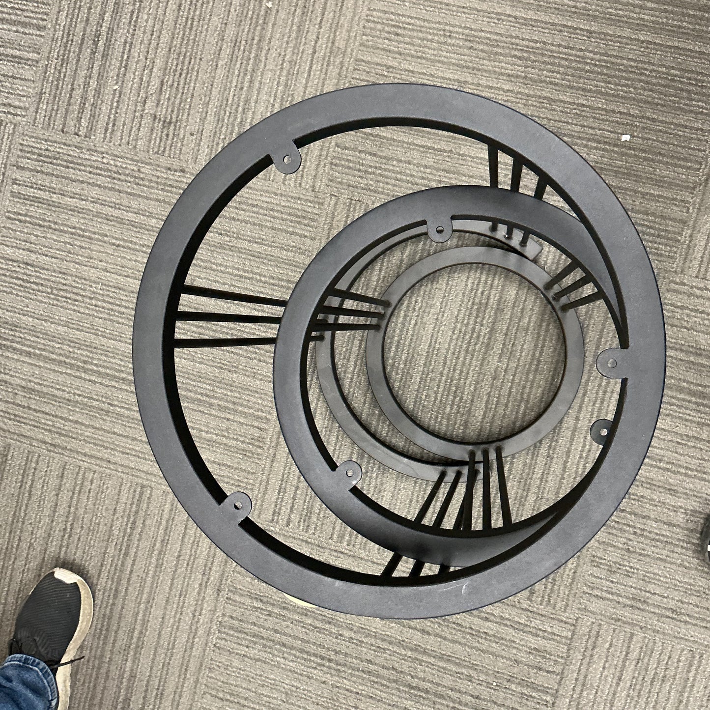 Clearance #B19 9-Pin Round Nesting Side Table Legs #SS009 Set/2