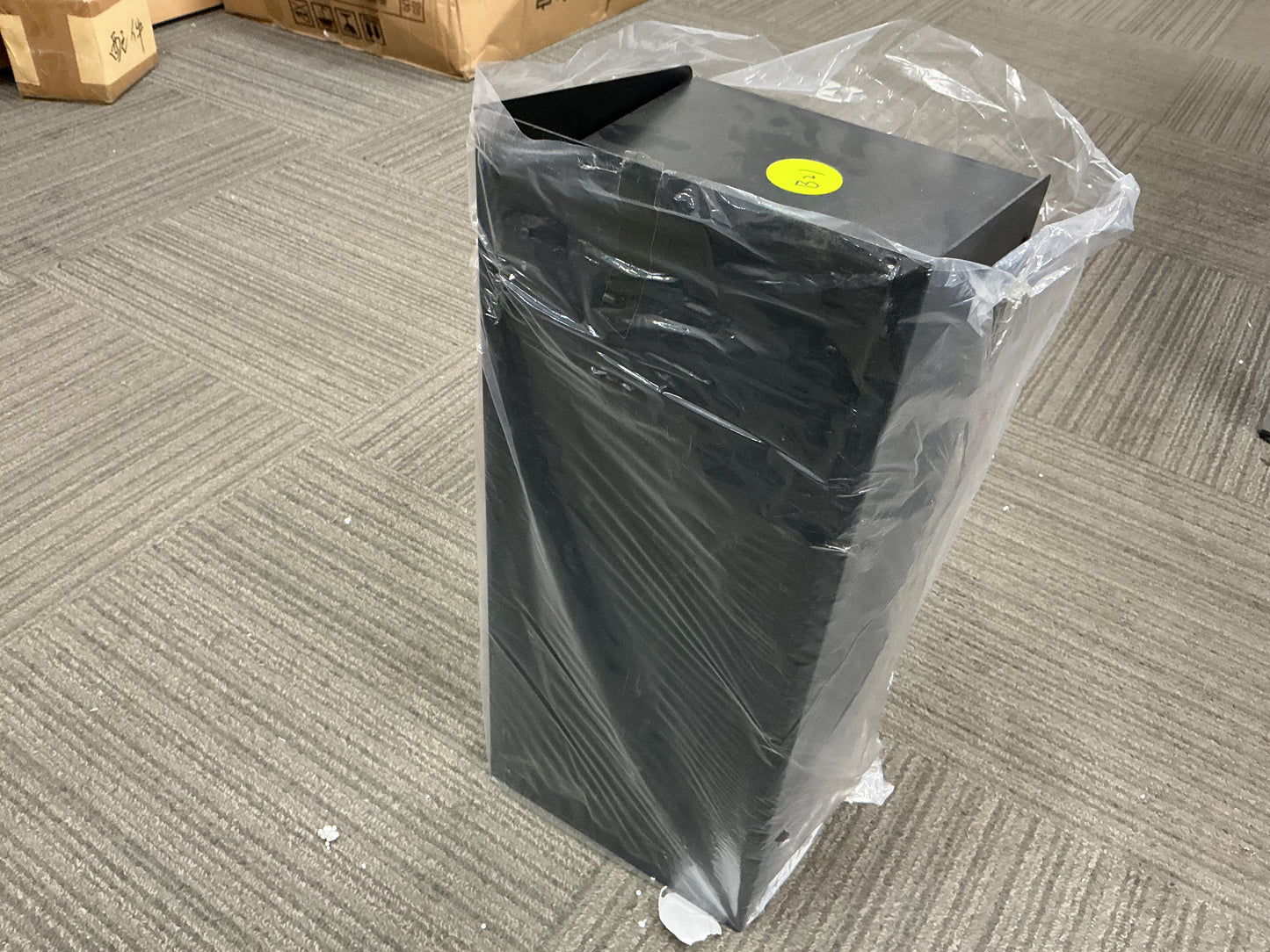 Clearance #B21 Regular Size Post-Mounted Mailbox, Contemporary Design #HC100