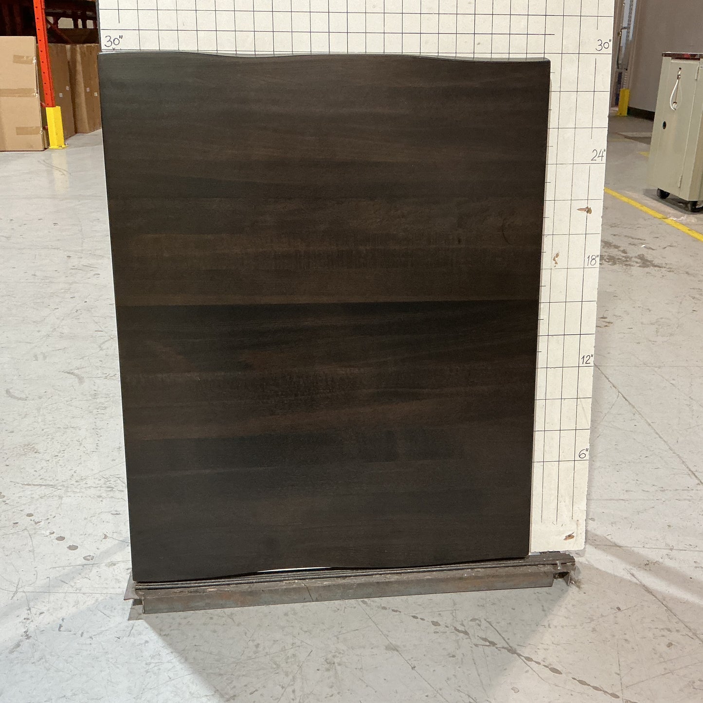 Clearance #B37 24 x 30" Solid European Beech Hardwood Table Tops, Dark Walnut Color #DC2430-WN