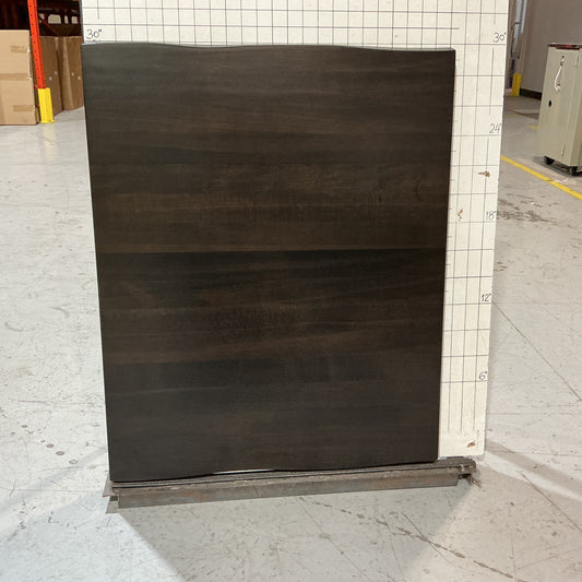 Clearance #B37 24 x 30" Solid European Beech Hardwood Table Tops, Dark Walnut Color #DC2430-WN