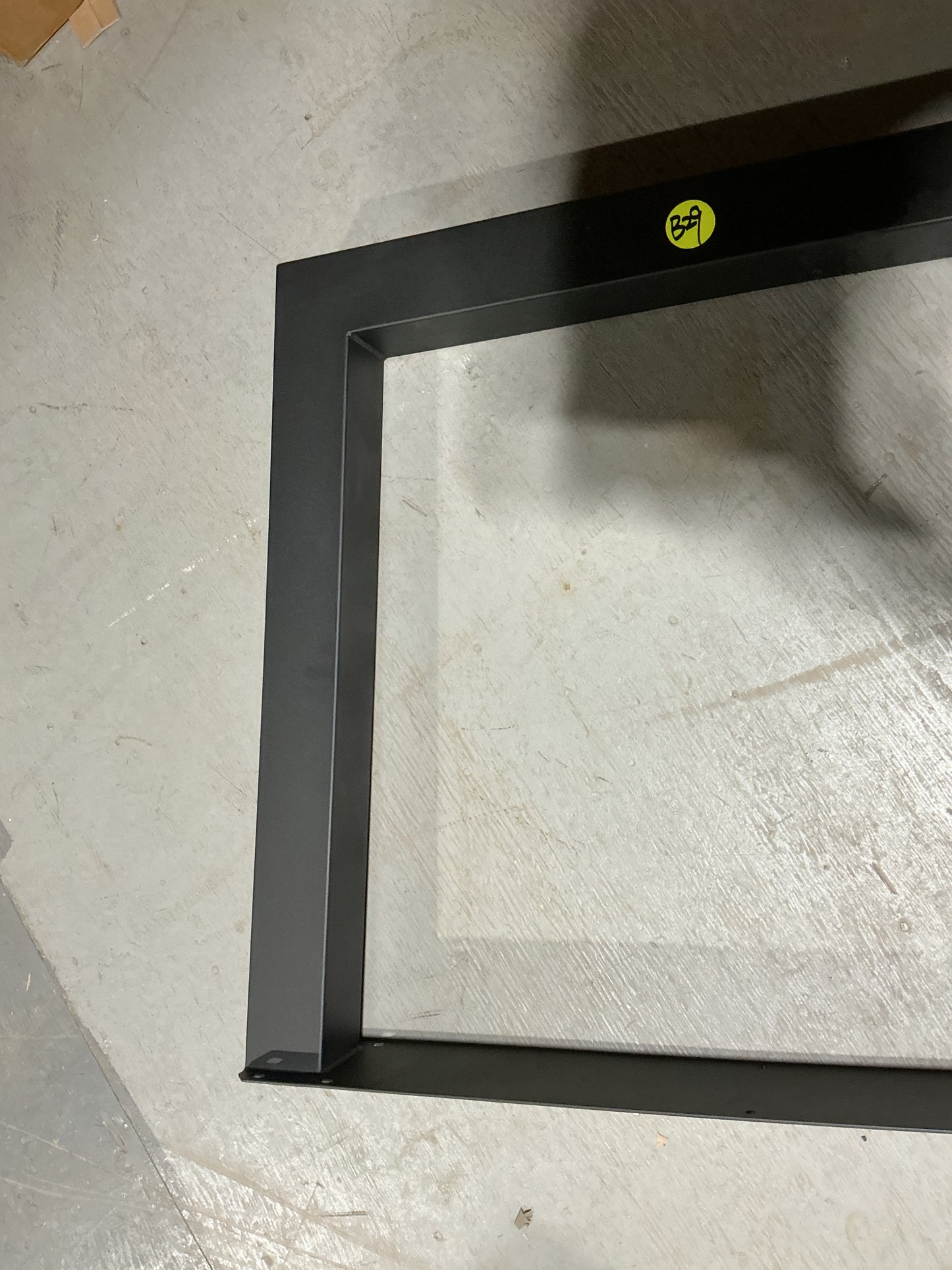 Clearance #B29 (Singe Leg) Extra Wide Reverse Trapezoid Dining Table Leg, Made In 3"x3" Tubing #SS028