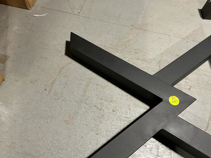Clearance #B30 (Single Leg) Peak Shaped Dining Table Leg, Made in 3"x3" Tubing #ST3210