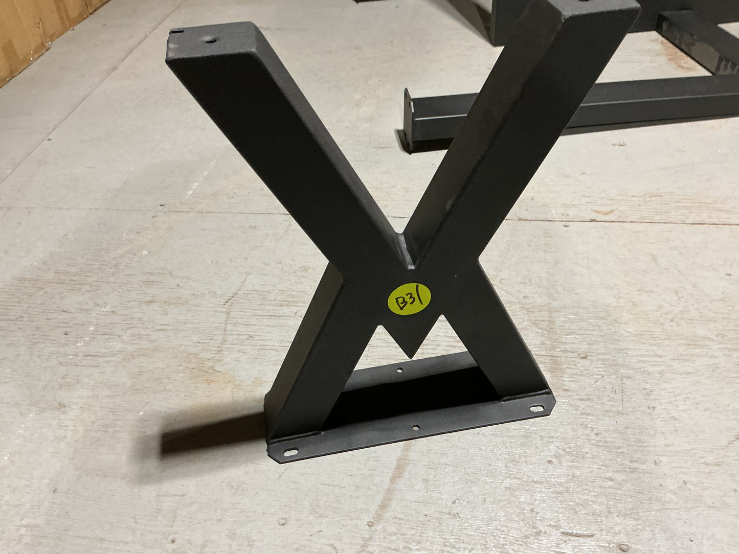 Clearance #B31 (Single Leg) Peak Shaped Bench Leg #ST3200