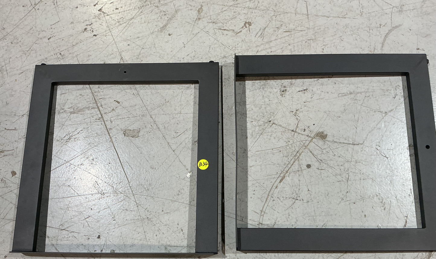 Clearance #B34 Dining Table Legs, 1 Set, Metal R Cross Shape #SS1410