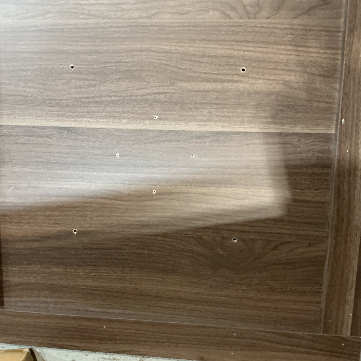 Clearance #B35 30 x 30" Melamine Restaurant Table Top, Dark Walnut Color #KB3030-WN