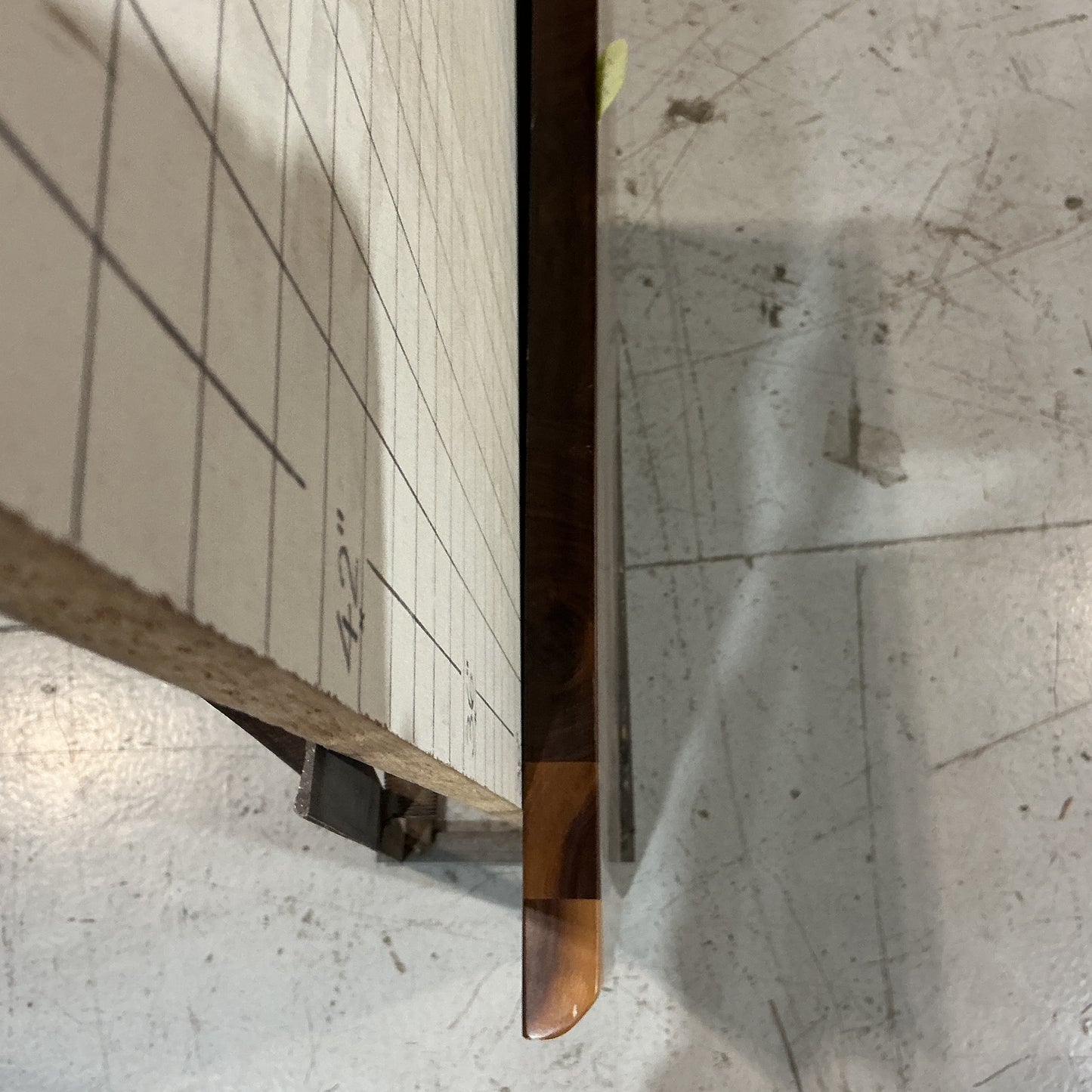 Clearance #B42 30 x 30" Solid Black Walnut Restaurant Cafe Table Top #DE3030W2