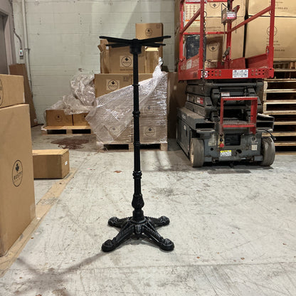 Clearance #B50 (Pick Up Only) H42" Bar Height Bistro Table Base, Cast Iron Pedestal Shape #JK3063H