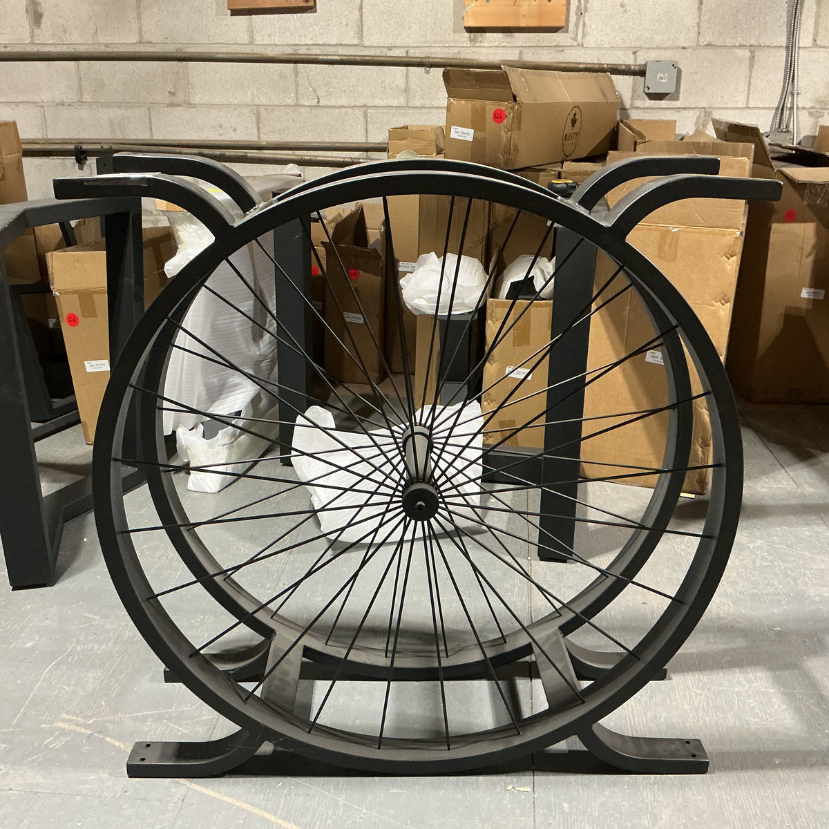 Clearance #B54 (Pick Up Only) H34" Wheel-shaped Entryway Table Base, #SS01134