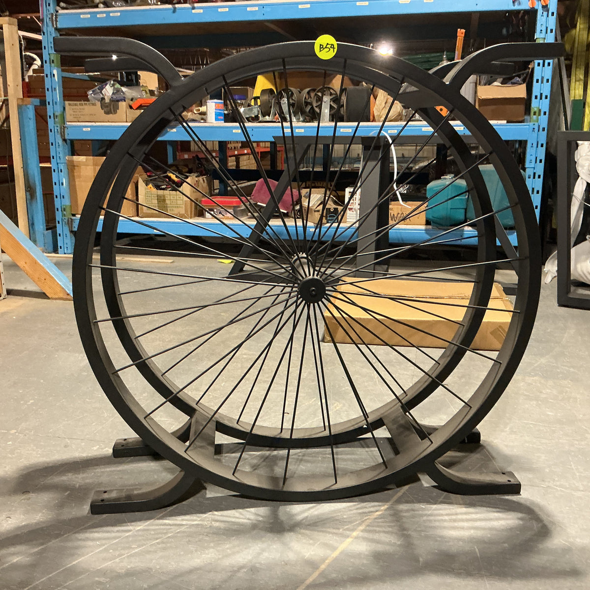 Clearance #B54 (Pick Up Only) H34" Wheel-shaped Entryway Table Base, #SS01134
