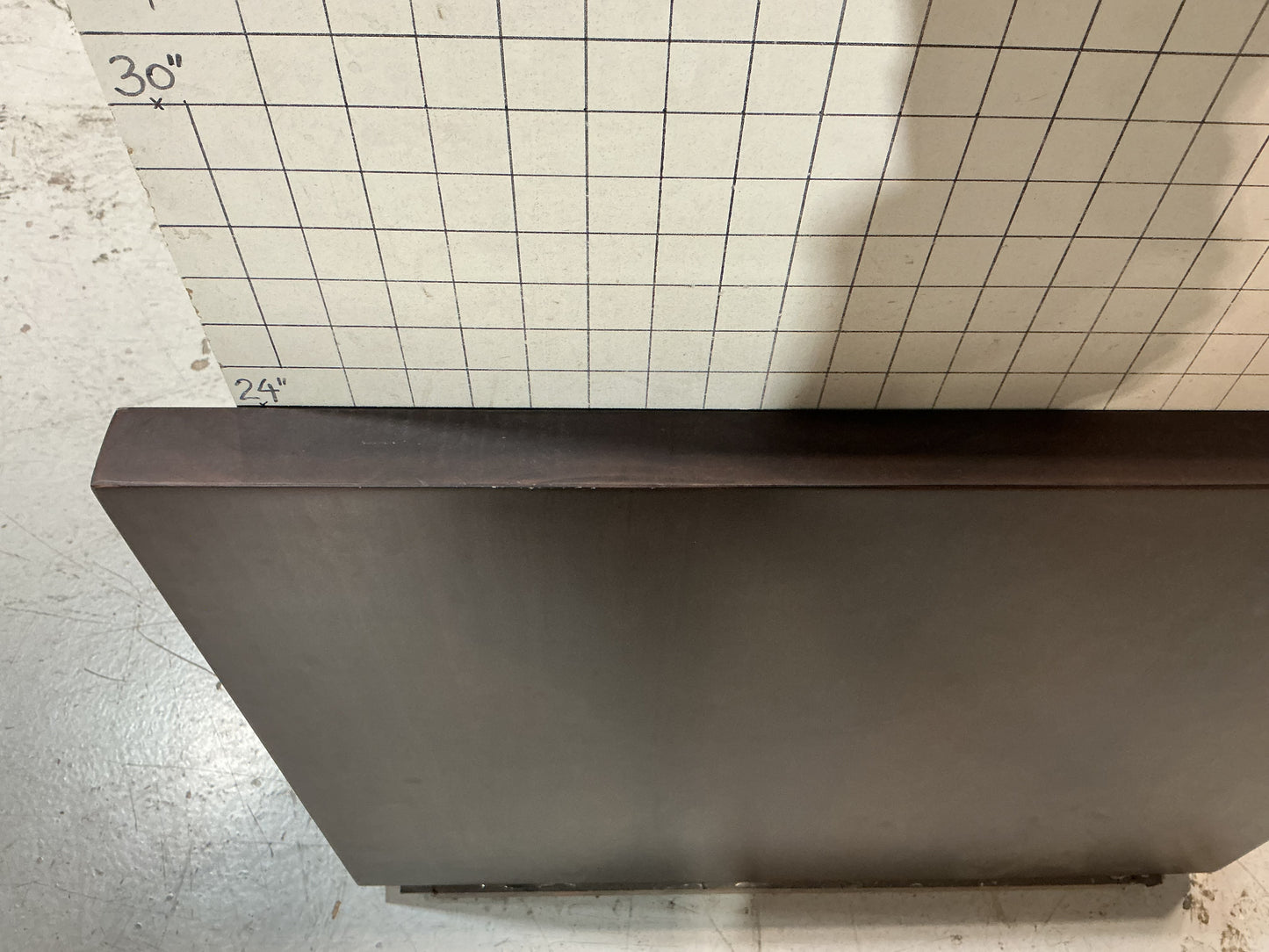 Clearance #B86 24 x 30" Solid Pine Restaurant Cafe Table Top, Dark Walnut Color #KD2430-WN