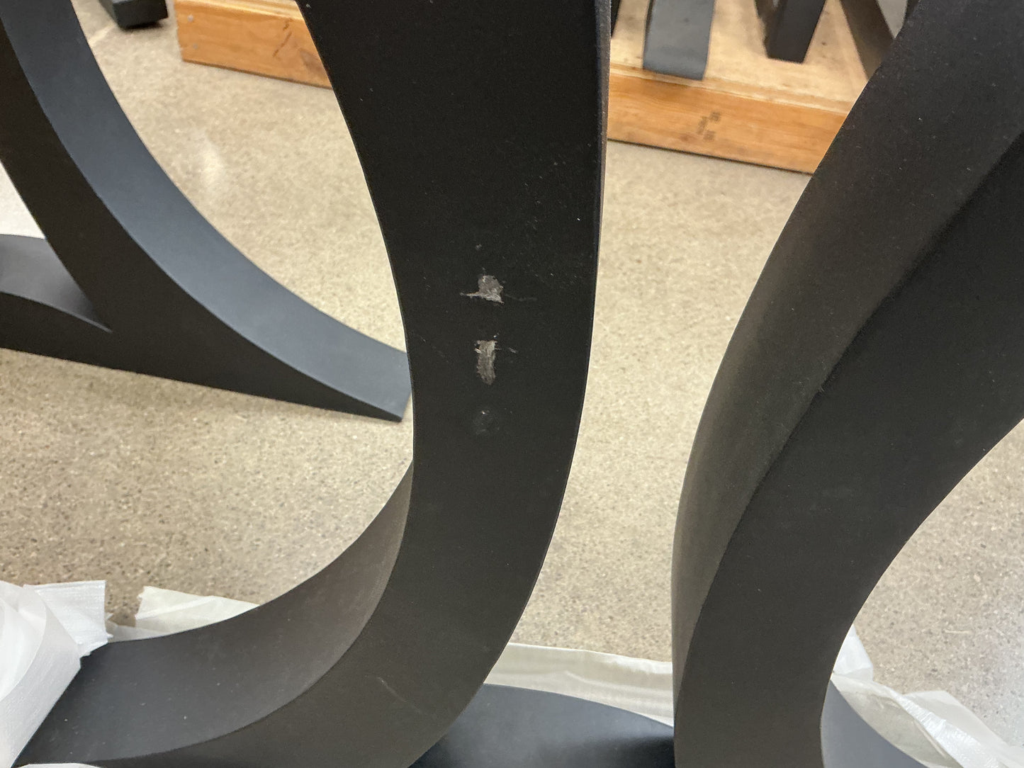 Clearance #B48 Flowy X-Shaped Dining Table Legs, #ST3012