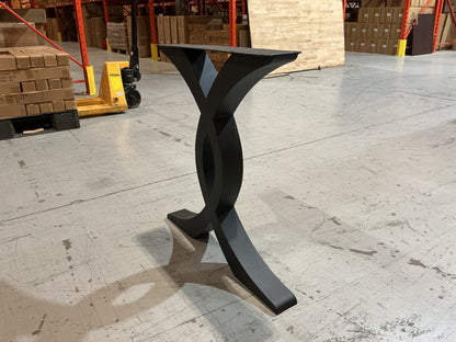 Clearance #B93 (Pickup Only) (Single Leg) Rope-Shaped Dining Table Leg, #ST3018