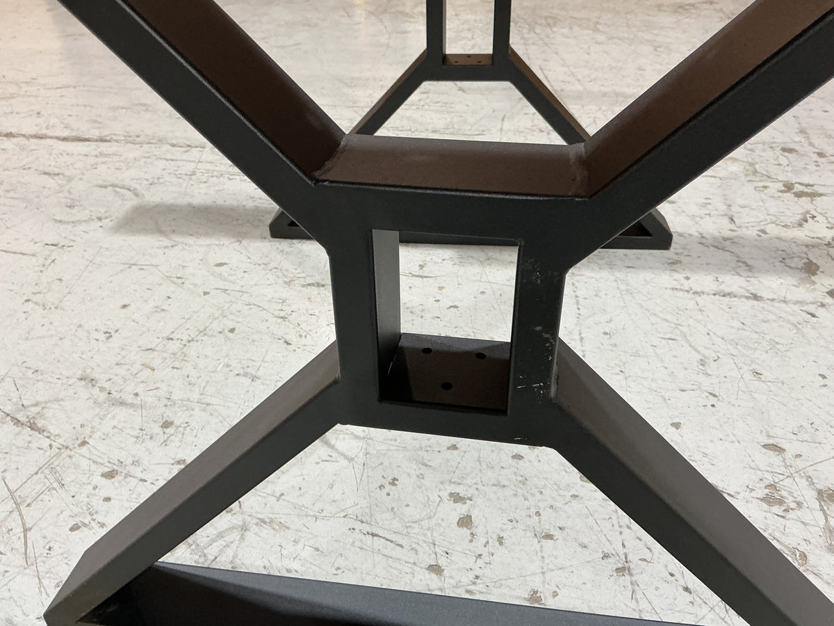 Clearance #B96 Farmhouse X Shaped Dining Table Legs, 1 Pair #SS710