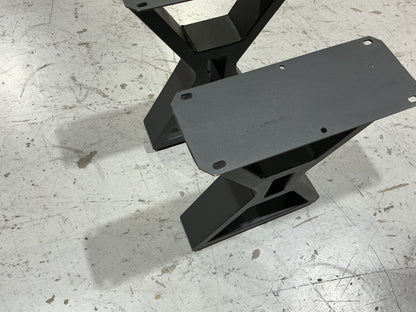 Clearance #B97 Farmhouse X-Shaped Bench Legs, 1 Pair #SS700