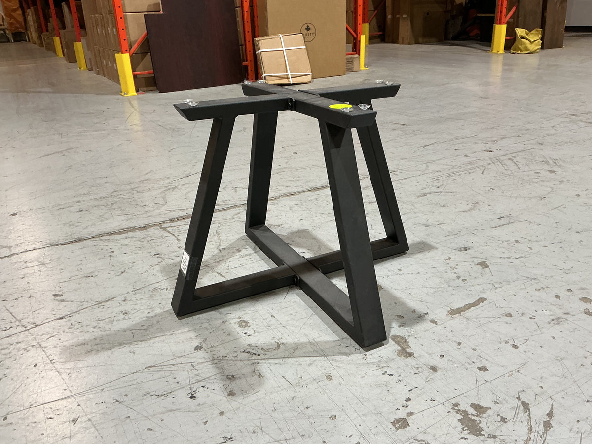 Clearance #B94 (Old Design) (Pick Up Only) Pyramid-Shaped Round Coffee Table Base #SS2221