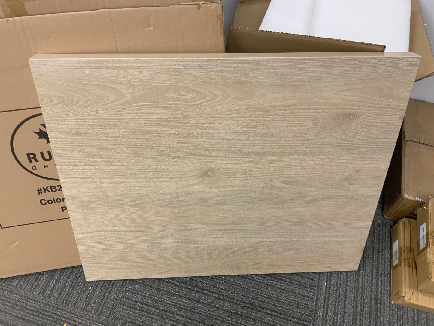 Clearance #203 24 x 30" Melamine Restaurant Table Top, Natural Oak Color #KB2430-NT