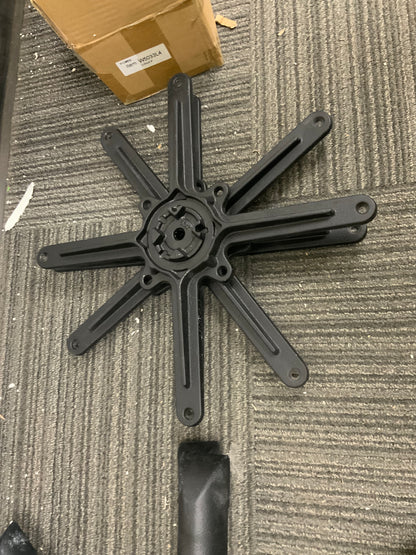 Pickup Only Clearance#204 H42" Bar Height Cross Cast Iron Table Base #JK3029H