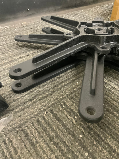 Pickup Only Clearance#204 H42" Bar Height Cross Cast Iron Table Base #JK3029H