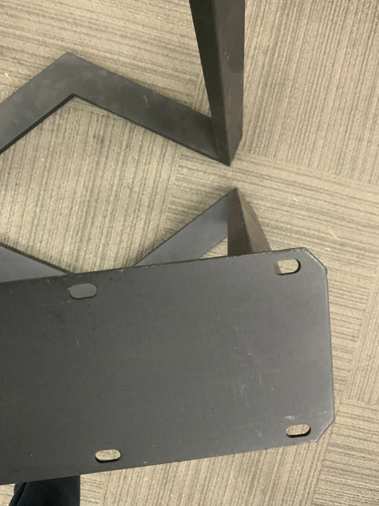 Clearance#206 Cress Shaped Dining Table Legs, 1 Pair #SS410