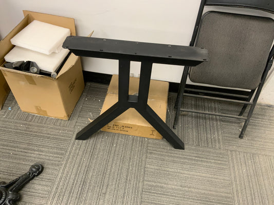 #211 Pick up Only Wishbone Shaped Dining Table Legs, 1 Pair #SS2010