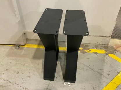 #212  Diamond Shaped Metal Bench Legs, 1 Pair #SS600