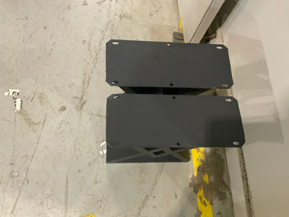 #212  Diamond Shaped Metal Bench Legs, 1 Pair #SS600