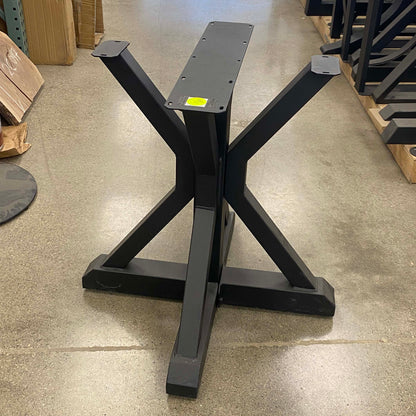Clearance #B1: Round Dining Table Legs, 1 Set, Metal Trestle Shape #SS511