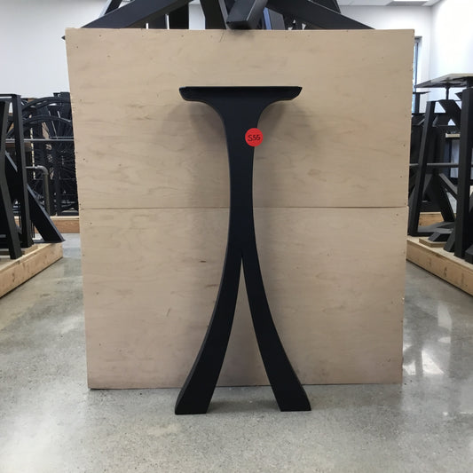 Clearance S55: One Single Leg Floor Model: Flowy Wishbone Entryway Console Table legs,#ST3016B