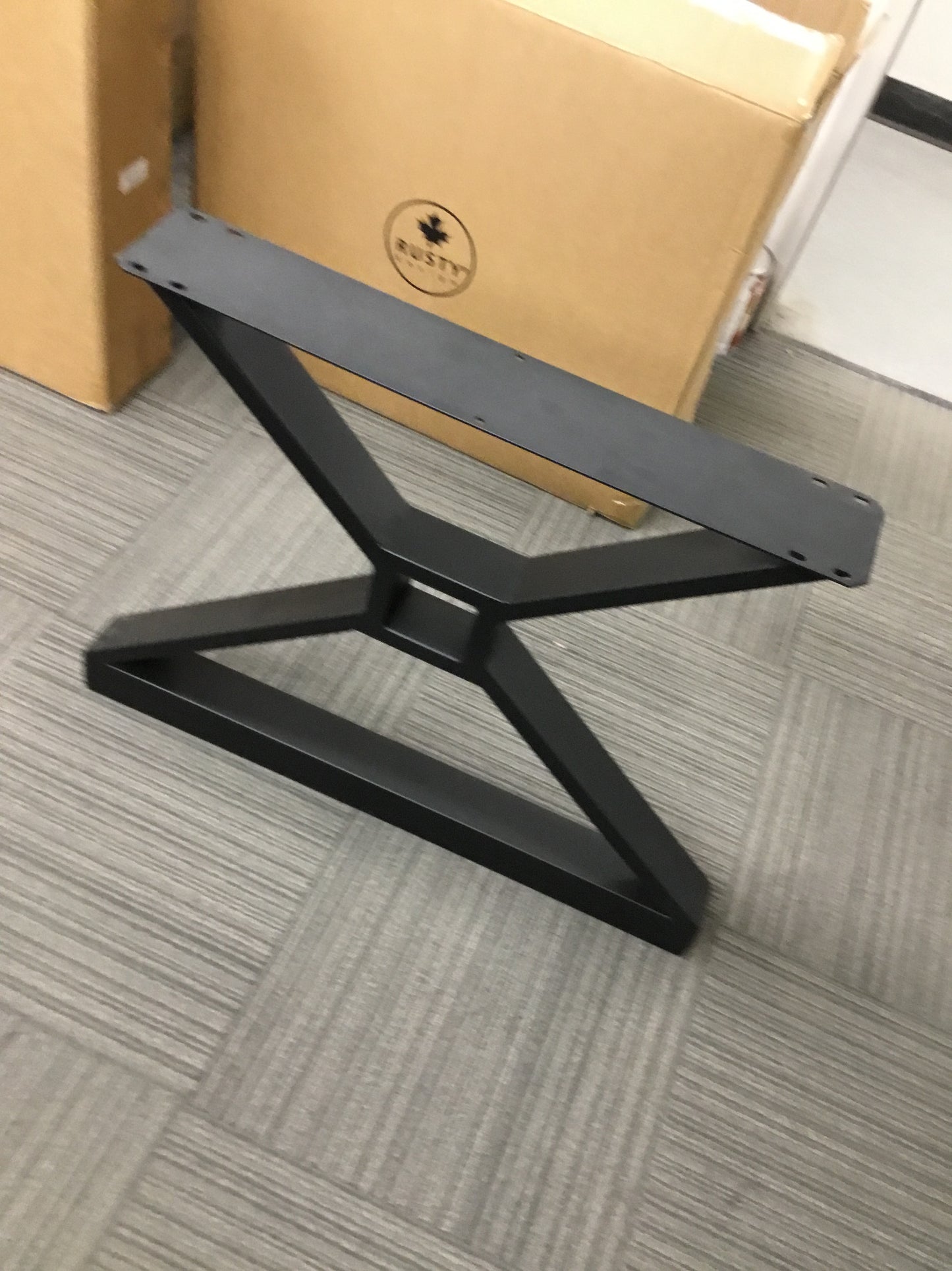 Clearance S61 H28" Extra Wide Stretcher Dining Table Legs, single leg #SS021