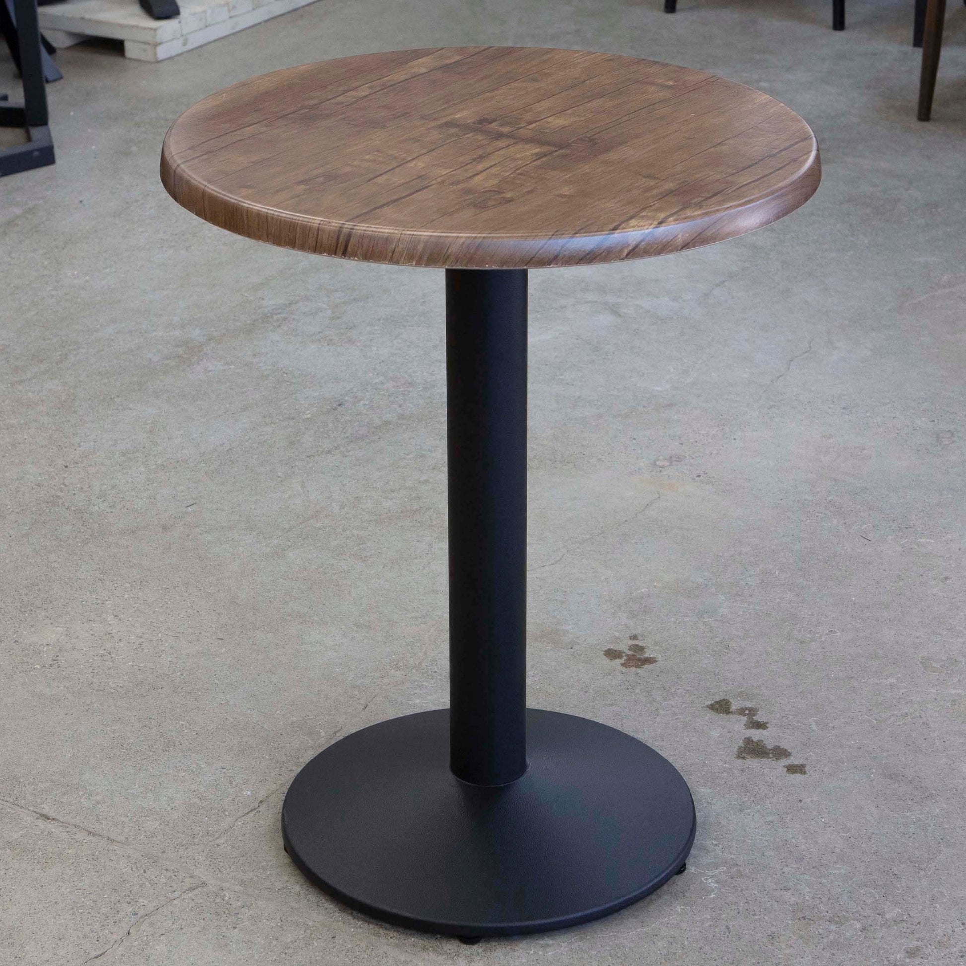 all weather seamless melamine board cafe tables