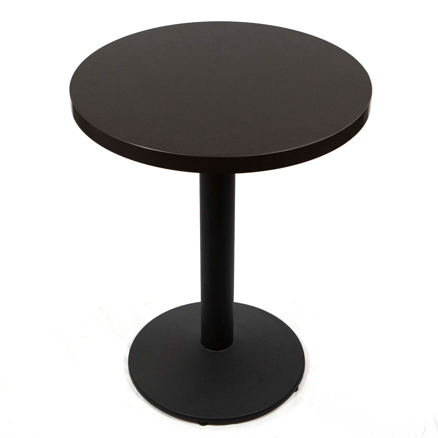 black round melamine board cafe tables