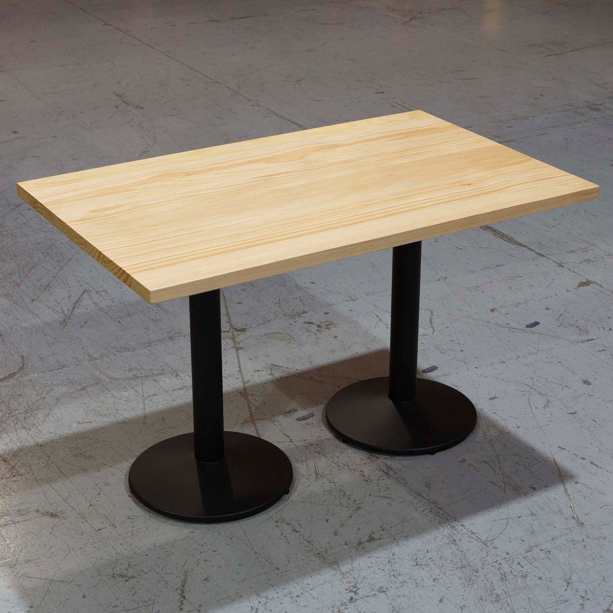 solid pine wood restaurant tables, natural color