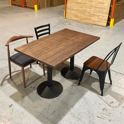 solid pine wood restaurant tables
