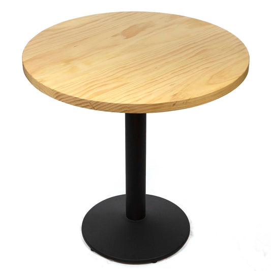 30" round solid pine wood restaurant tables
