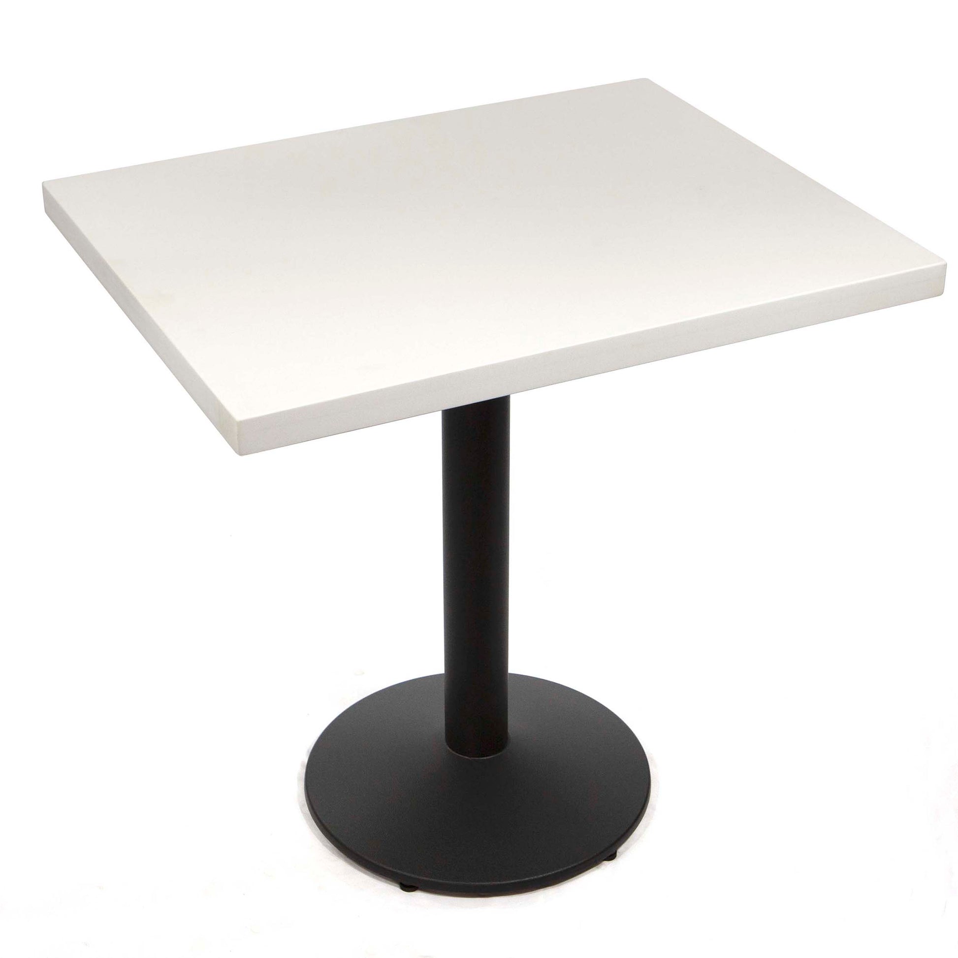 white solid quartz restaurant tables
