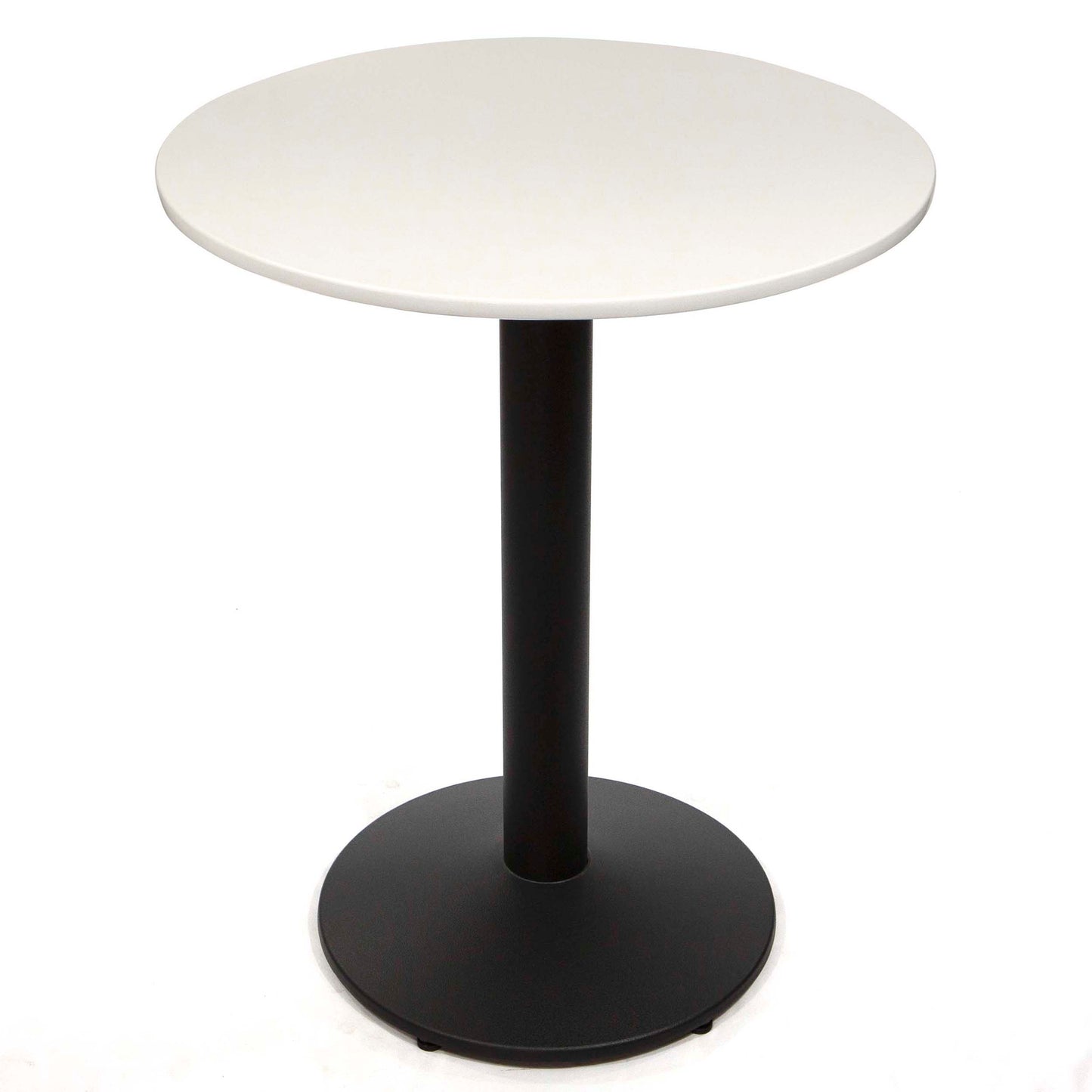 round white quartz cafe table