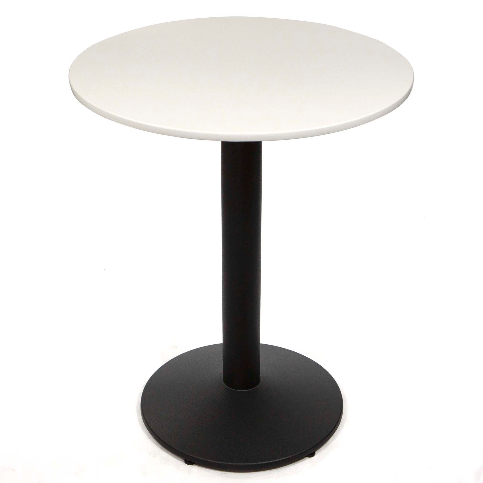 round white quartz cafe table