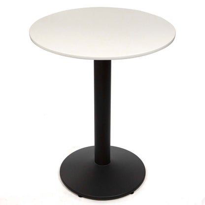 round white quartz cafe table