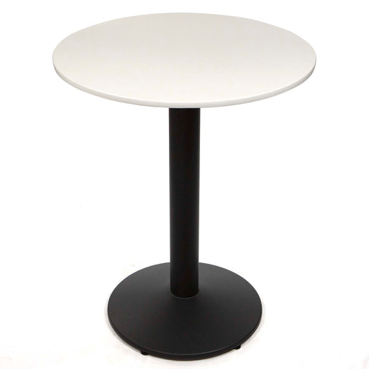round white quartz cafe table