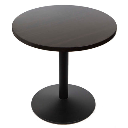30" round solid European beech bistro cafe table